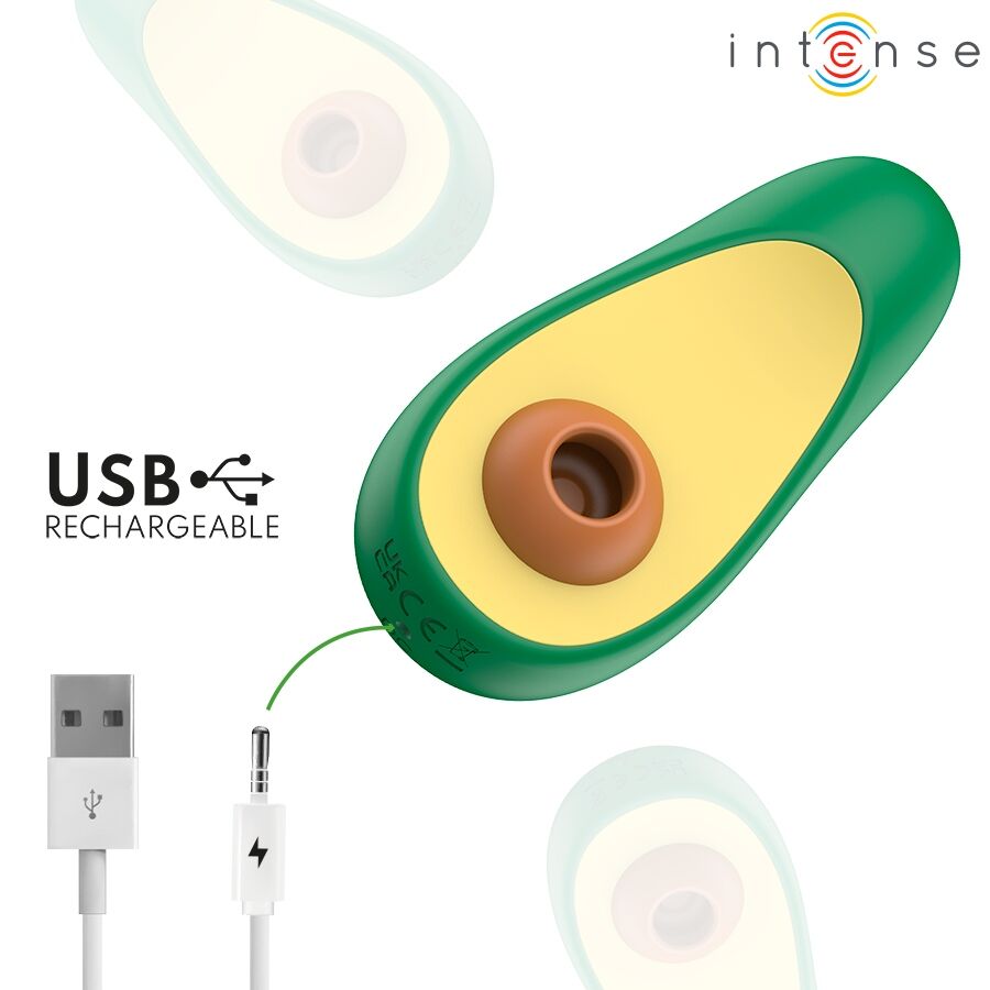 INTENSE - WAKI CLITORAL SUCTION STIMULATOR AVOCADO