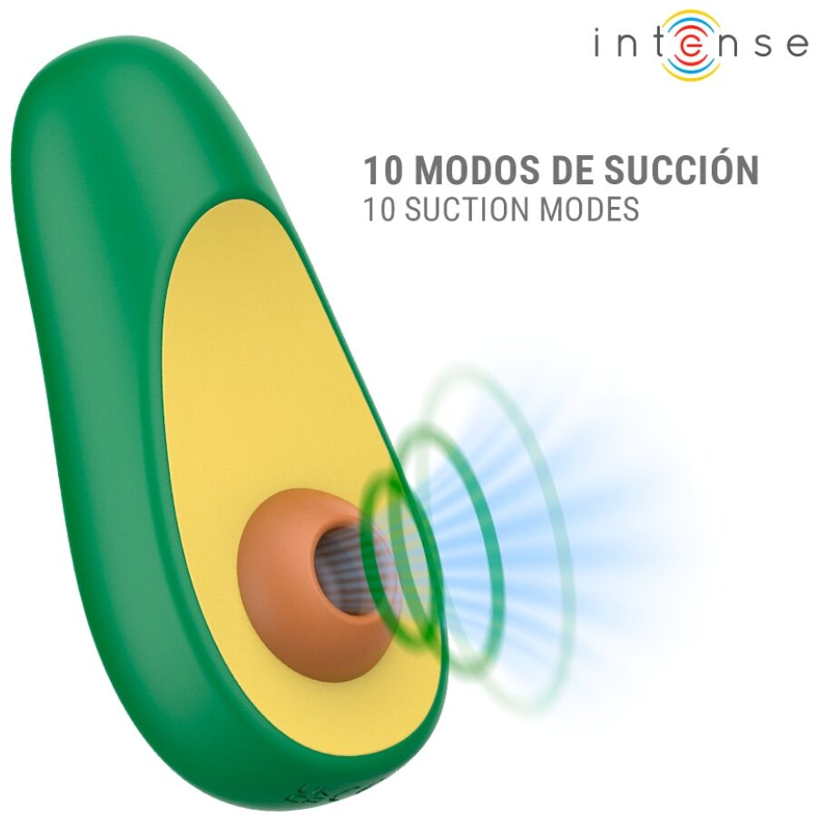 INTENSE - WAKI CLITORAL SUCTION STIMULATOR AVOCADO