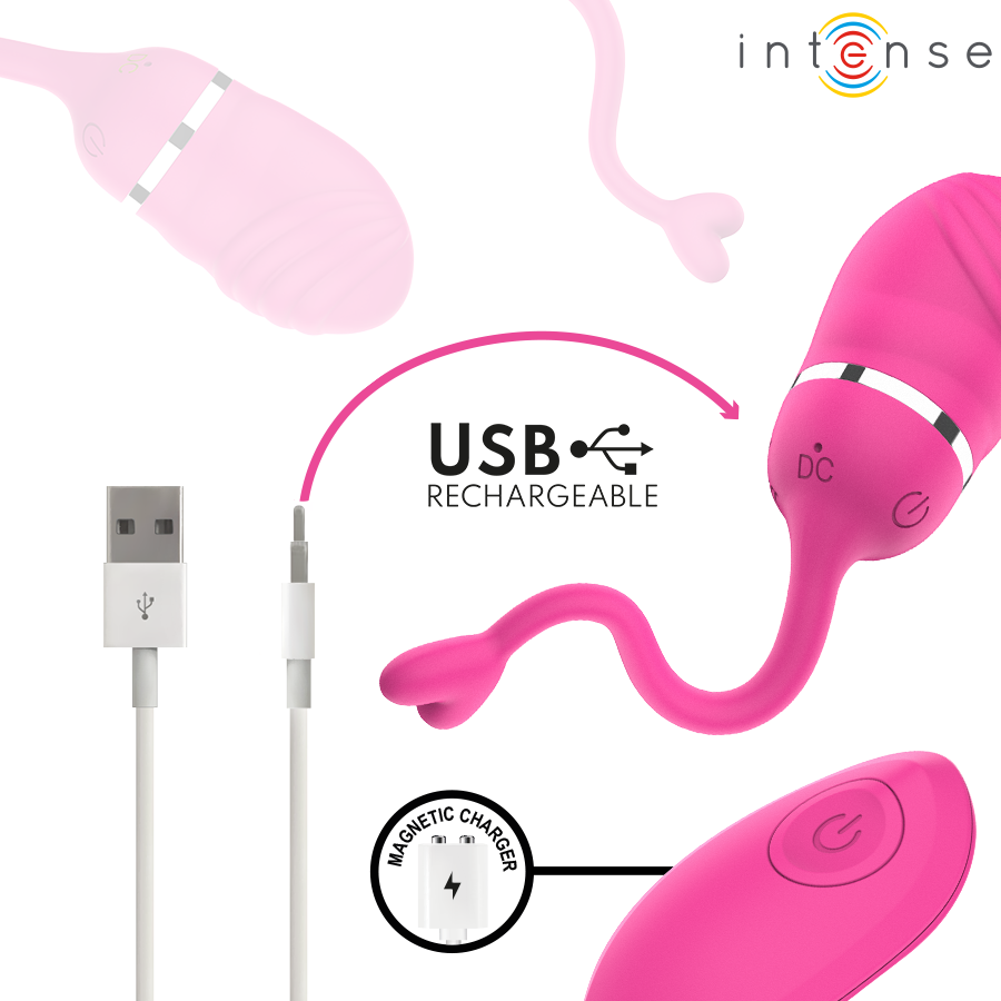 INTENSE - SOOKIE REMOTE CONTROLLED VIBRATING PINK EGG