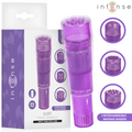 INTENSE - KURT MINI MASSAGER WITH 4 INTERCHANGEABLE HEADS PURPLE