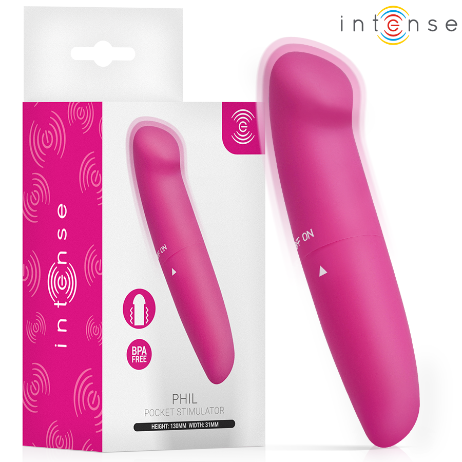 INTENSE - PHIL VIBRATOR G-SPOT PINK 13 CM