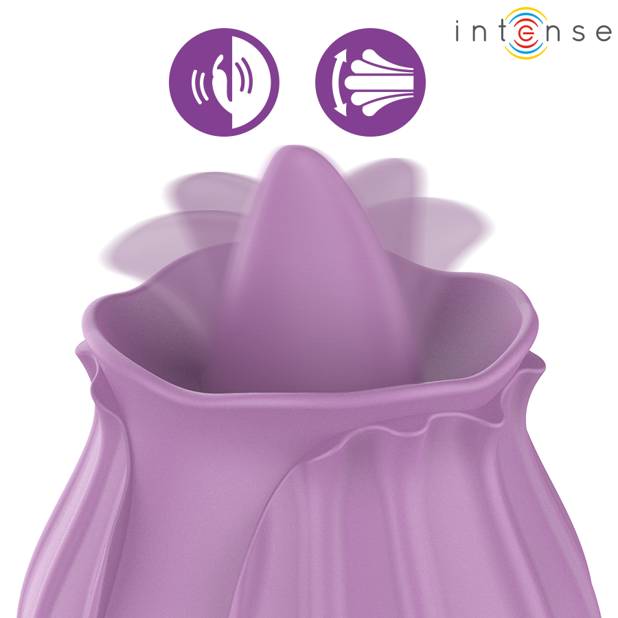 INTENSE - AZALEA CLITORAL STIMULATOR 10 VIBRATIONS VIOLET