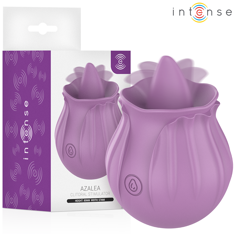 INTENSE - AZALEA CLITORAL STIMULATOR 10 VIBRATIONS VIOLET