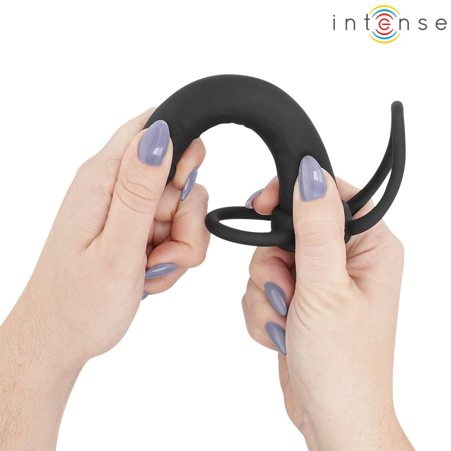 INTENSE - LUCAS GODE ANAL WITH SILICONE PENILE AND TESTICULAR RING