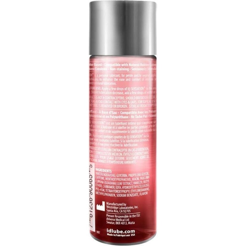 ID SENSATION - WARMING WATER-BASED LUBRICANT 250 ML
