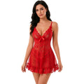 LIVCO CORSETTI FASHION - RED T-SHIRT + BRIEFS NIGHTWEAR SET 2028 L/XL