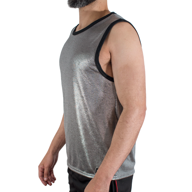 MACHO - FINE SEQUIN T-SHIRT L/XL