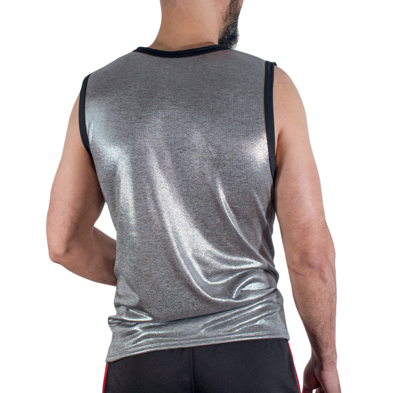 MACHO - FINE SEQUIN T-SHIRT L/XL