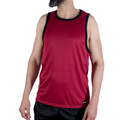 MACHO - CMV003 BURGUNDY GYM T-SHIRT, SIZE S/M