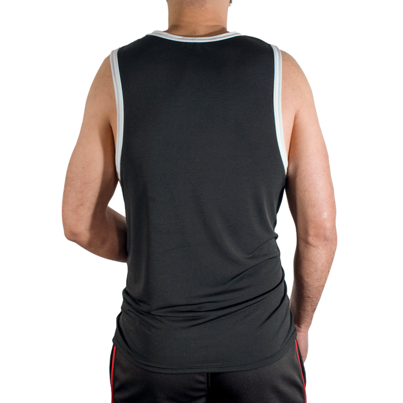 MACHO - CMV004 BLACK SPORTS T-SHIRT SIZE S/M