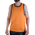 MACHO - CMV005 ORANGE SPORTS T-SHIRT L/XL