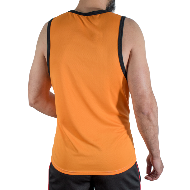MACHO - CMV005 ORANGE SPORTS T-SHIRT L/XL