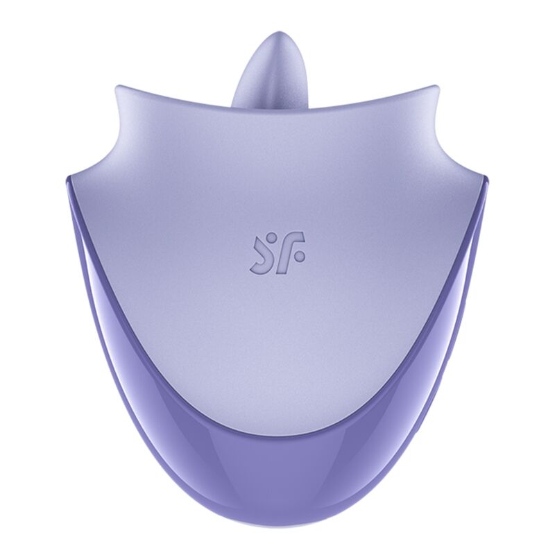 SATISFYER - TONGUE DANCER CLITORAL STIMULATOR WITH VIBRATIONS AND PULSATIONS LILAC