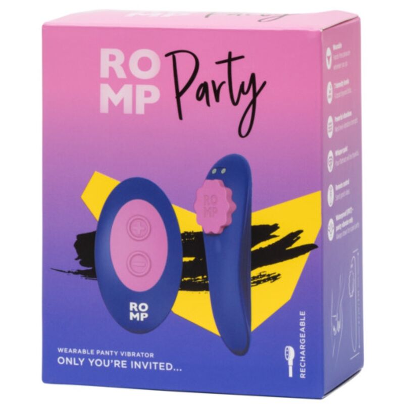 ROMP - Magnetic Silicone Vibrating Panties with Remote