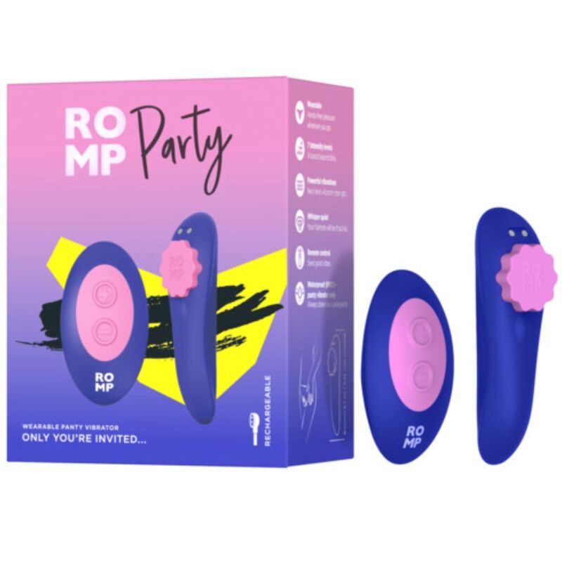 ROMP - Magnetic Silicone Vibrating Panties with Remote