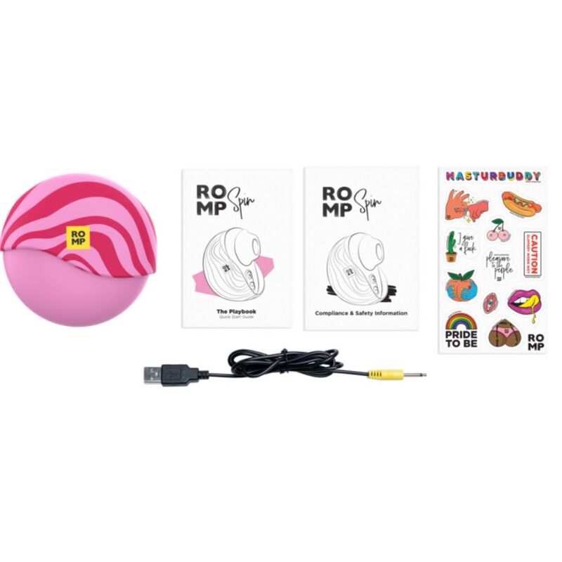 ROMP - ROTATING CLITORAL SUCTION ANTITUDE WITH ROTATING OPENING AND CLOSURE