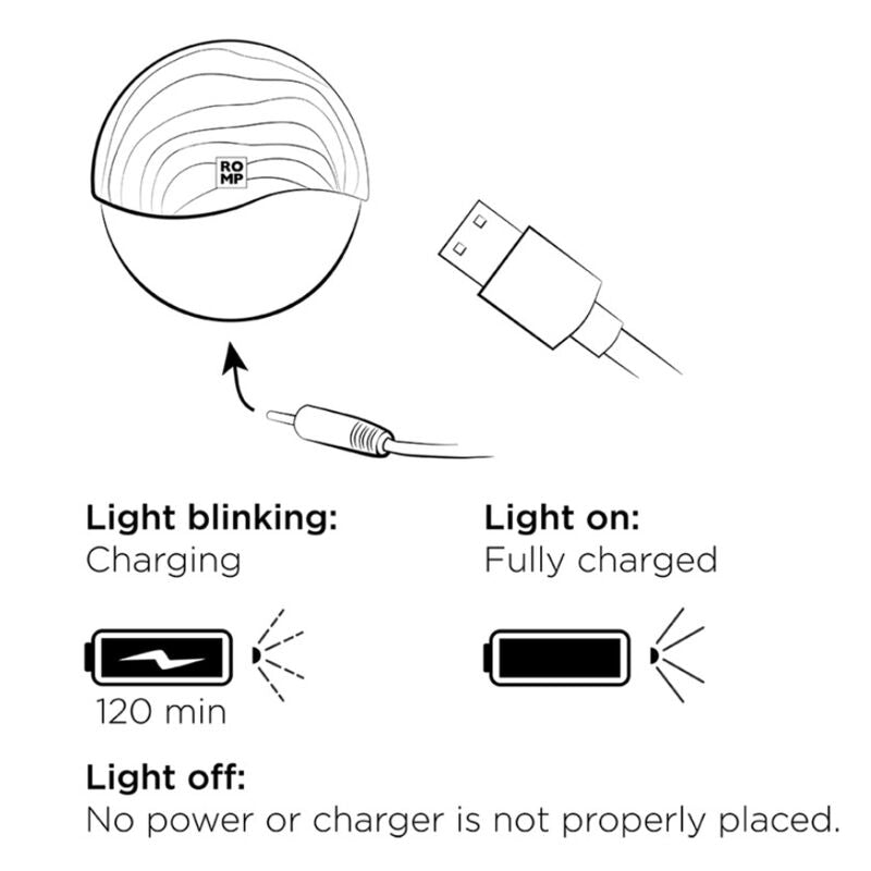 ROMP - ROTATING CLITORAL SUCTION ANTITUDE WITH ROTATING OPENING AND CLOSURE