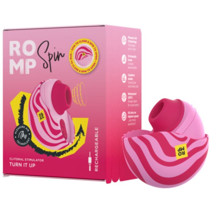 ROMP - ROTATING CLITORAL SUCTION ANTITUDE WITH ROTATING OPENING AND CLOSURE