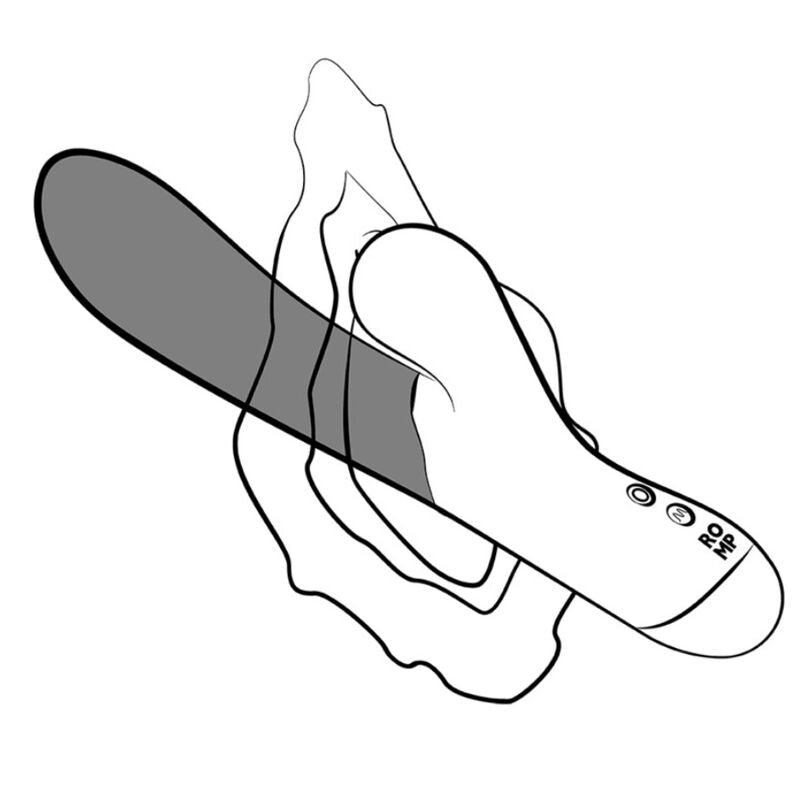 ROMP - DOUBLE G-SPOT RABBIT VIBRATOR ELECTRIC BLUE