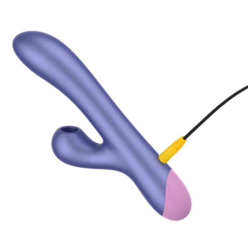 ROMP - DOUBLE G-SPOT RABBIT VIBRATOR ELECTRIC BLUE