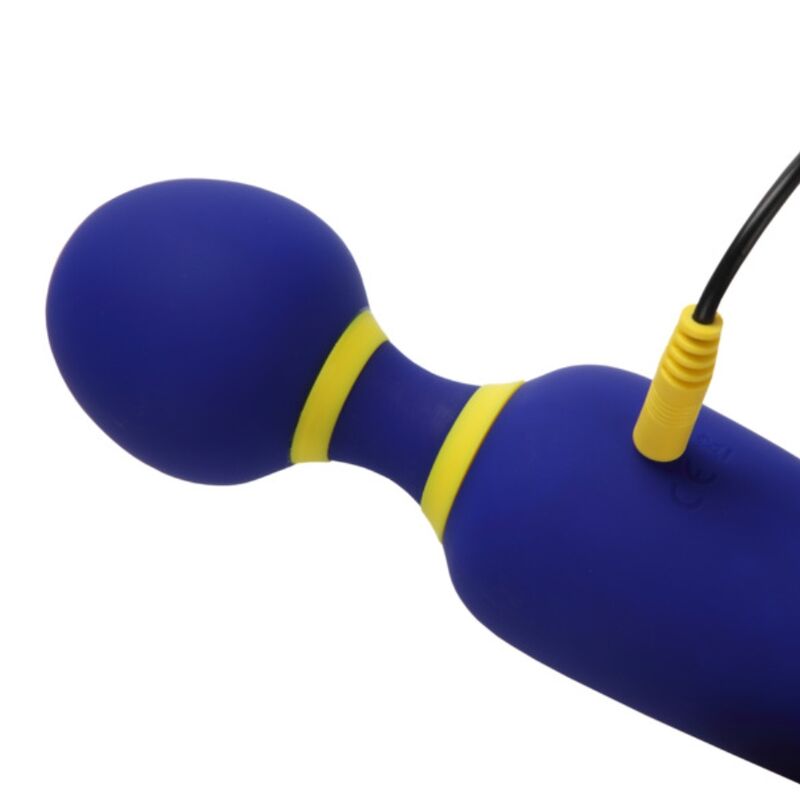 ROMP - FLIP SILENT VIBRATING WAND 10 MODES BLUE