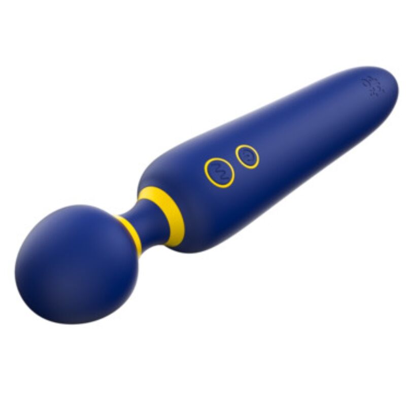 ROMP - FLIP SILENT VIBRATING WAND 10 MODES BLUE