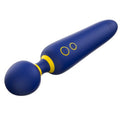 ROMP - FLIP SILENT VIBRATING WAND 10 MODES BLUE