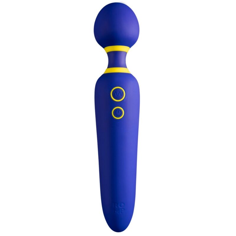 ROMP - FLIP SILENT VIBRATING WAND 10 MODES BLUE