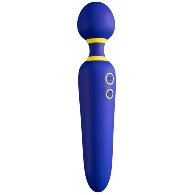 ROMP - FLIP SILENT VIBRATING WAND 10 MODES BLUE
