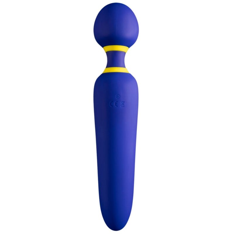ROMP - FLIP SILENT VIBRATING WAND 10 MODES BLUE