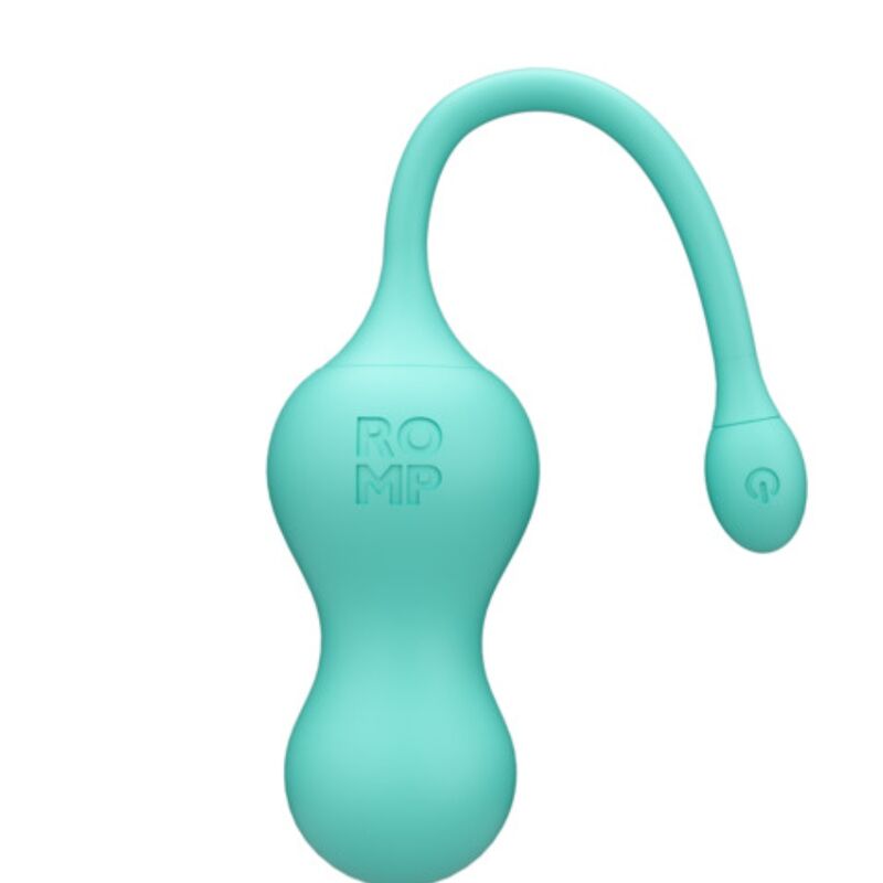 ROMP - MULTIFUNCTION VIBRANT CELLO TURQUOISE WITH REMOTE CONTROL