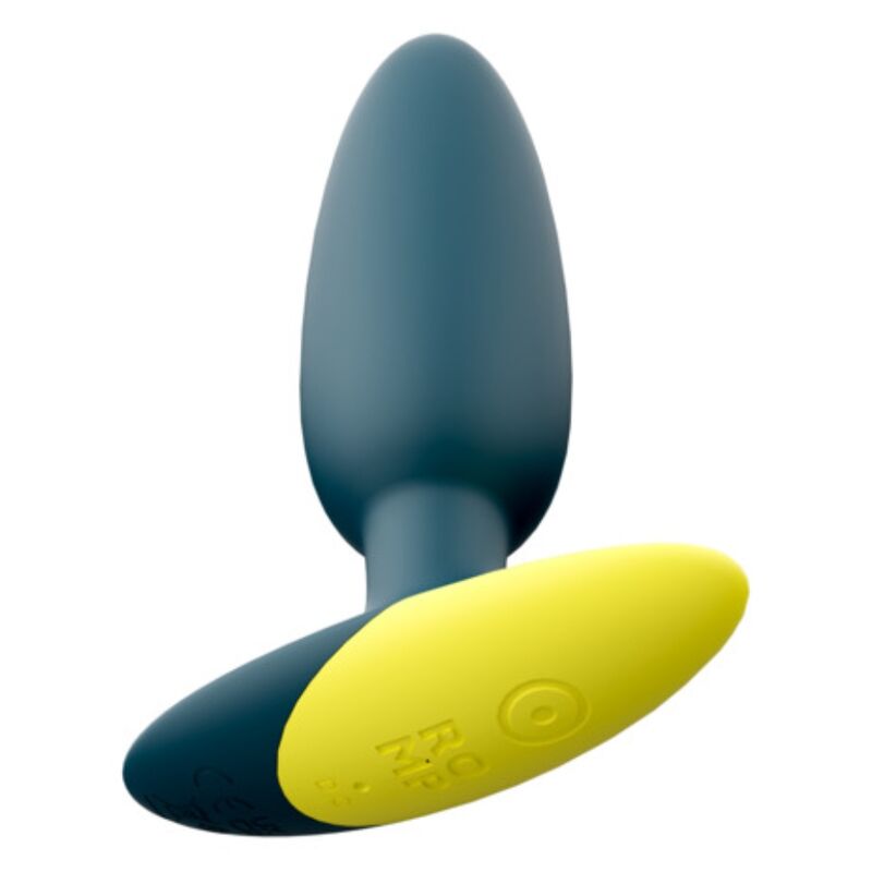 ROMP - BASS VIBRATING BUTT PLUG 10 CM GREEN