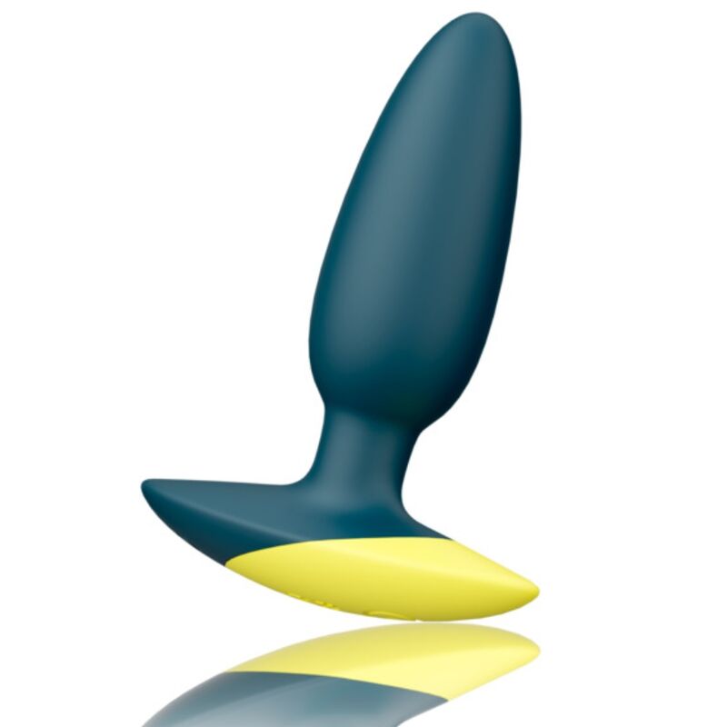 ROMP - BASS VIBRATING BUTT PLUG 10 CM GREEN