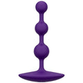 ROMP - AMP VIOLET FLEXIBLE SILICONE ANAL BEADS 12.5 CM