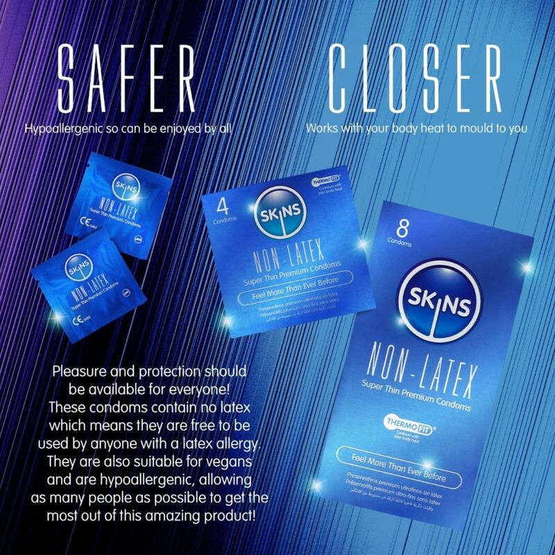 SKINS - LATEX-FREE CONDOMS, 8-PACK