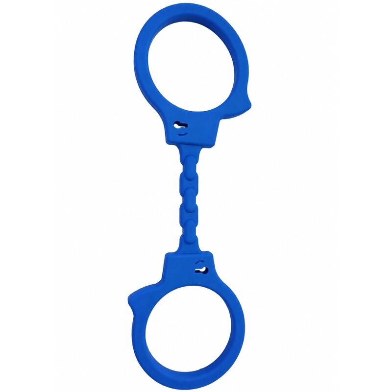 DIABLO PICANTE - BLUE SILICONE HANDCUFFS