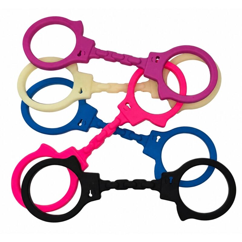 DIABLO PICANTE - FUCHSIA SILICONE HANDCUFFS