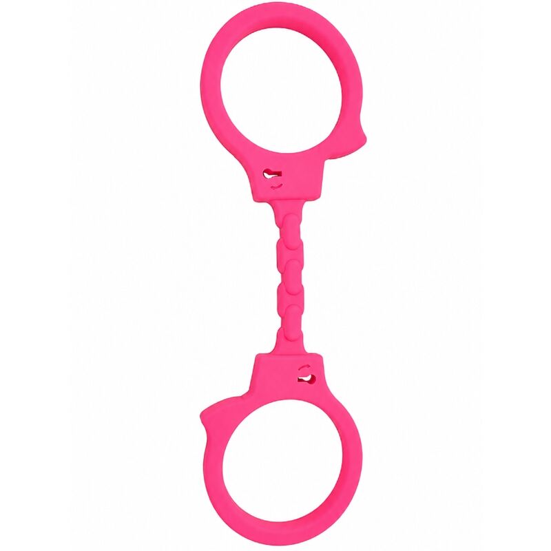 DIABLO PICANTE - PINK SILICONE HANDCUFFS