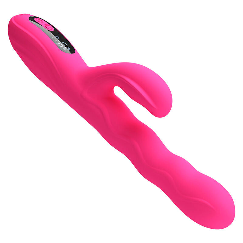 PRETTY LOVE - WINTERS MULTIFUNCTION RABBIT VIBRATOR WITH PINK LED DISPLAY