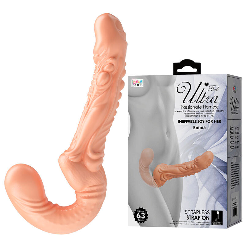 BAILE - EMMA TEXTURED DOUBLE PENETRATION STRAP-ON