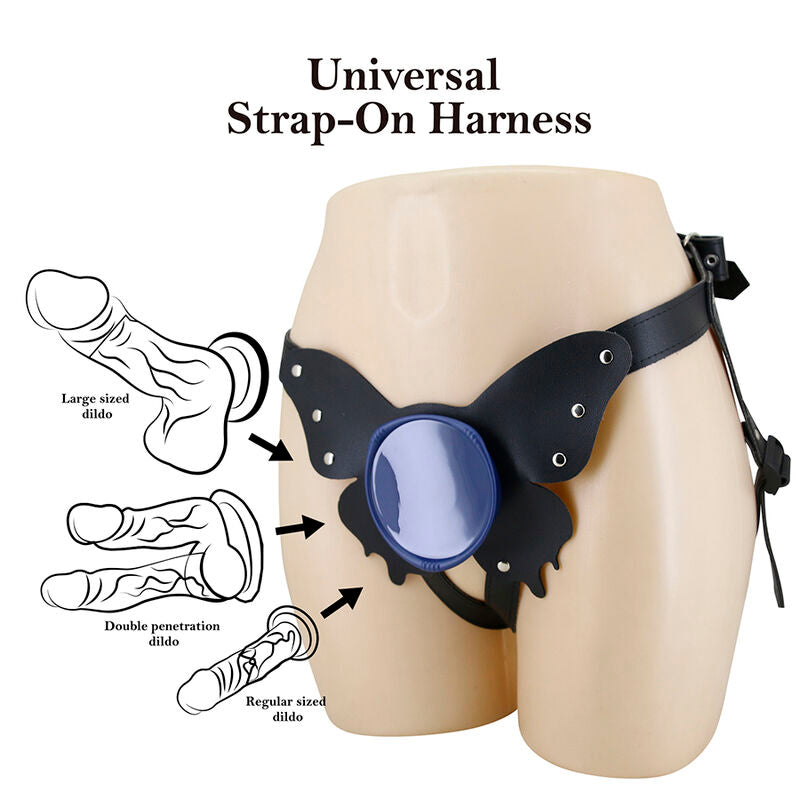PRETTY LOVE - YETI STRAP-ON HARNESS WITH SUCTION CUP DILDO