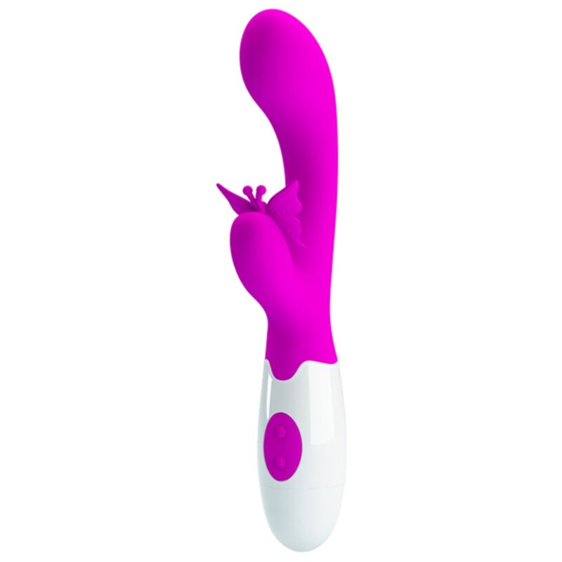 PRETTY LOVE - PURPLE RABBIT VIBRATOR 30 FUNCTIONS BUTTERFLY KISS