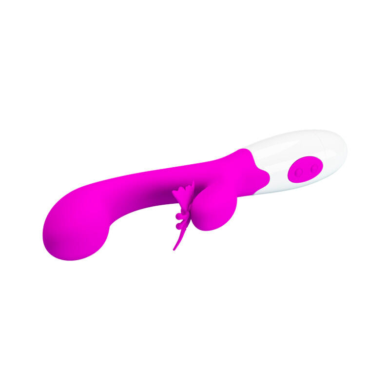 PRETTY LOVE - PURPLE RABBIT VIBRATOR 30 FUNCTIONS BUTTERFLY KISS