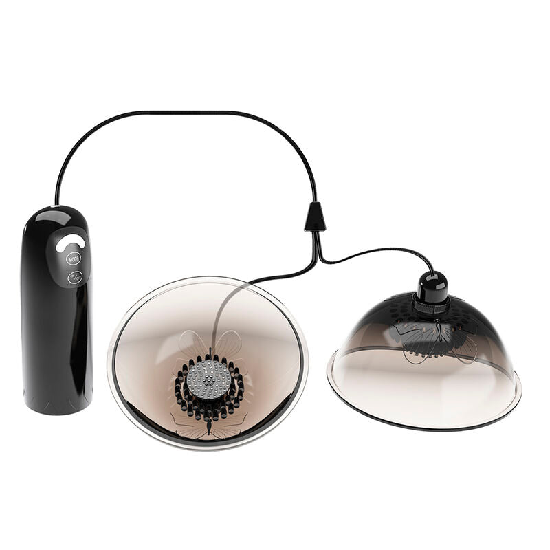PRETTY LOVE - BLACK ROTATING SUCTION NIPPLE STIMULATOR