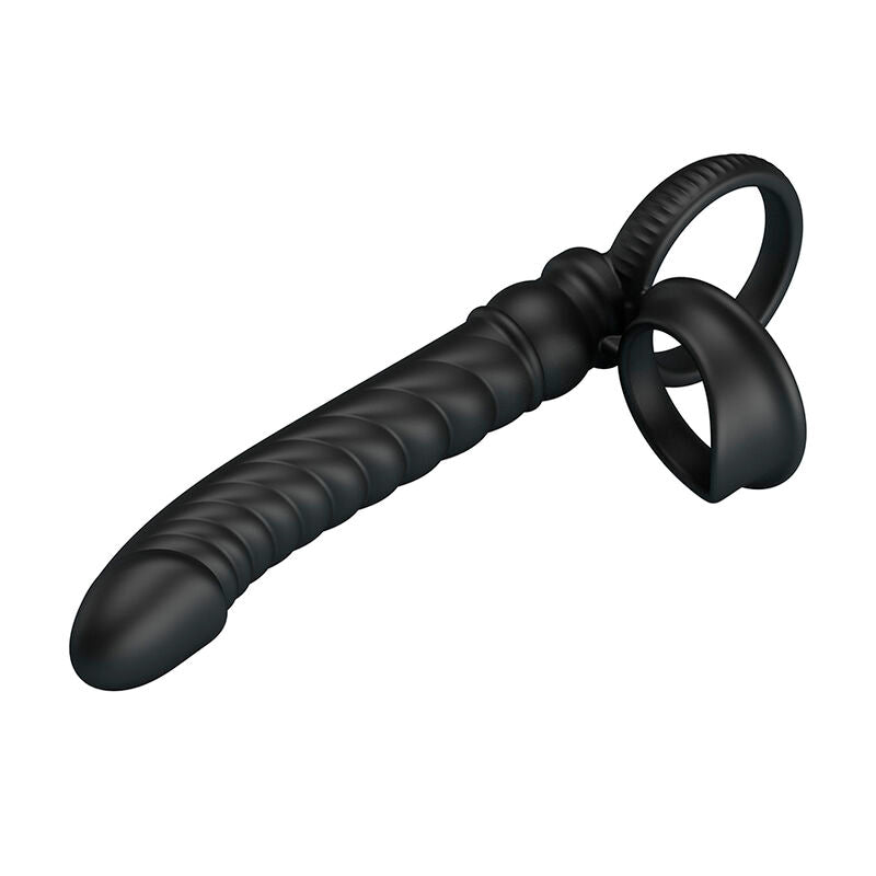 PRETTY LOVE - MERRITT ANAL VIBRATOR WITH RING AND BLACK VIBRATION