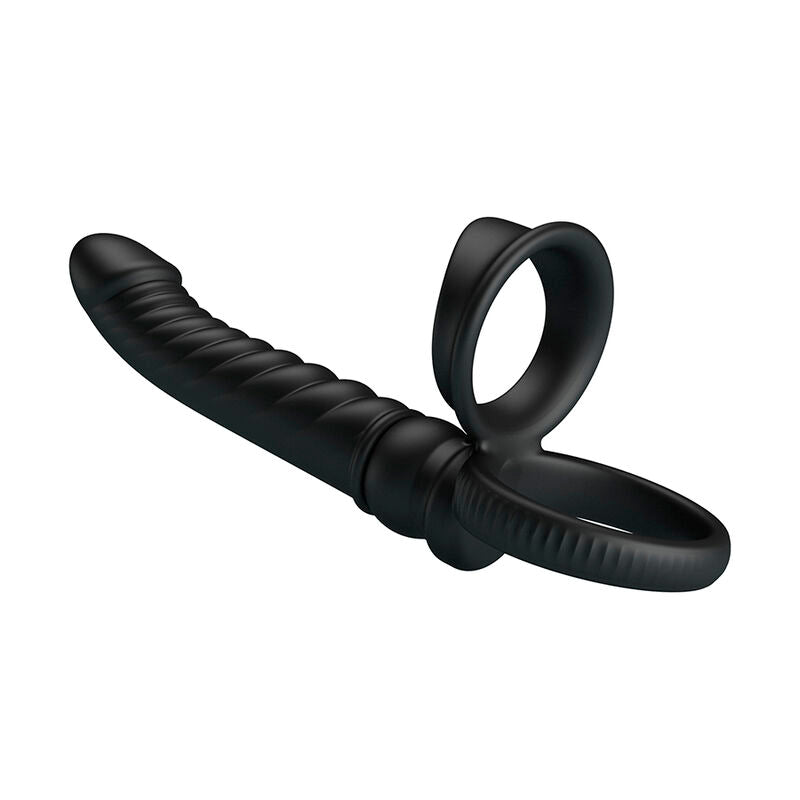PRETTY LOVE - MERRITT ANAL VIBRATOR WITH RING AND BLACK VIBRATION