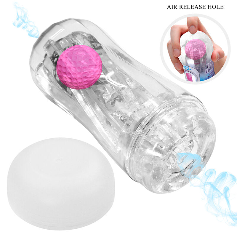 PRETTY LOVE - 360° TRANSPARENT TEXTURED MASTURBATOR