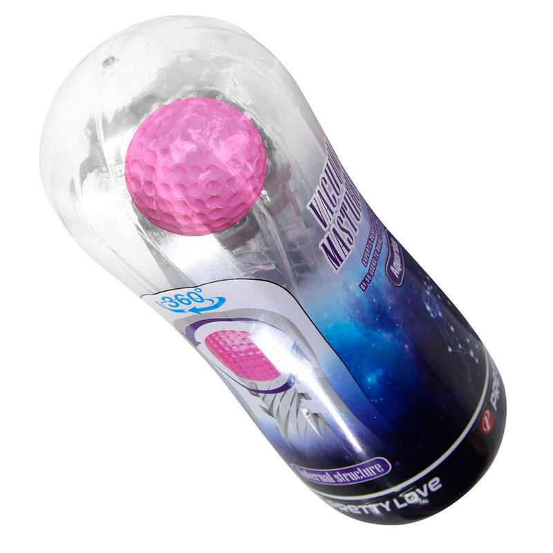 PRETTY LOVE - 360° TRANSPARENT TEXTURED MASTURBATOR