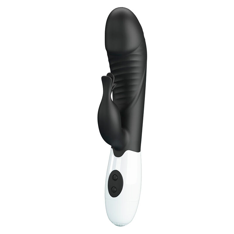 PRETTY LOVE - ROGUE MUSE 30-FUNCTION RABBIT VIBRATOR BLACK