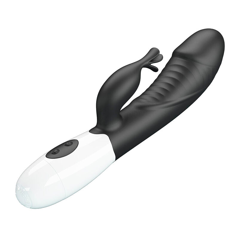 PRETTY LOVE - ROGUE MUSE 30-FUNCTION RABBIT VIBRATOR BLACK